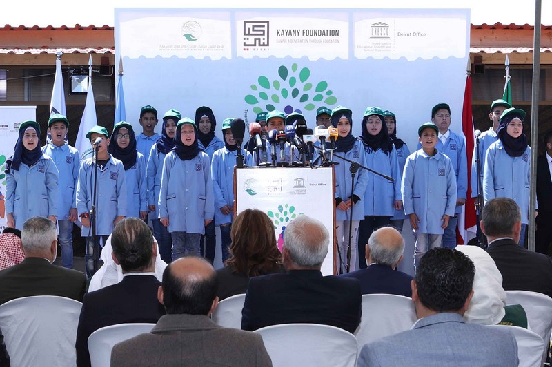 UNESCO and Kayany Foundation launch The UNESCO Middle Schools for Syrian Refugees